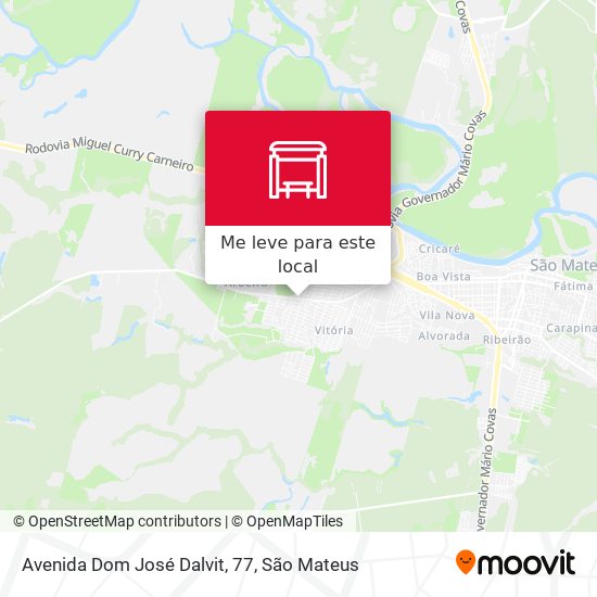 Avenida Dom José Dalvit, 77 mapa