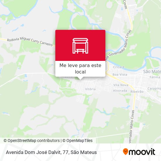 Avenida Dom José Dalvit, 77 mapa