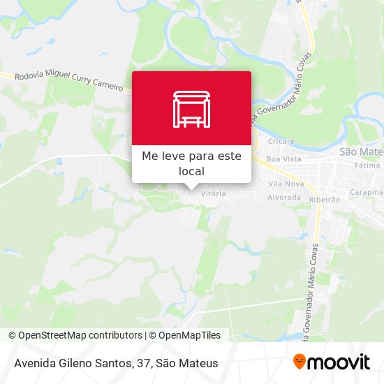 Avenida Gileno Santos, 37 mapa