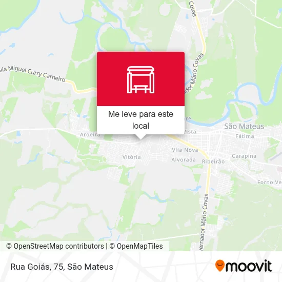 Rua Goiás, 75 mapa