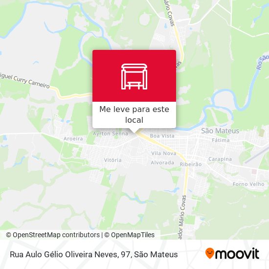 Rua Aulo Gélio Oliveira Neves, 97 mapa