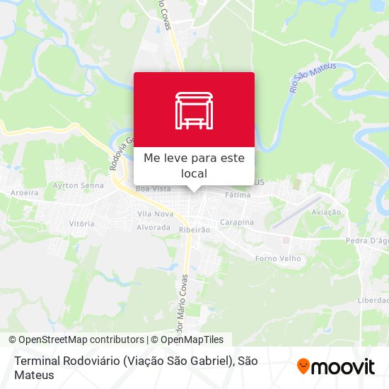 Terminal Rodoviário (Viação São Gabriel) mapa