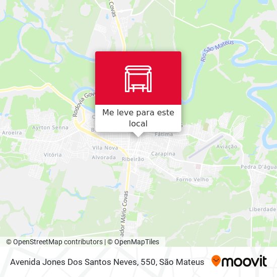 Avenida Jones Dos Santos Neves, 550 mapa