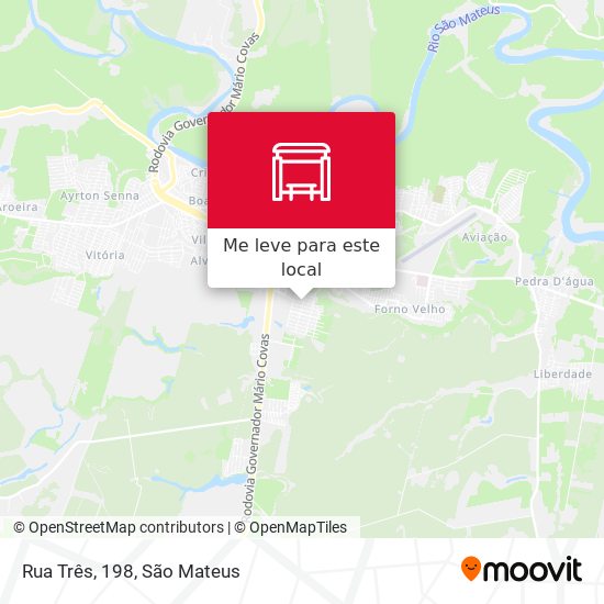 Rua Três, 198 mapa
