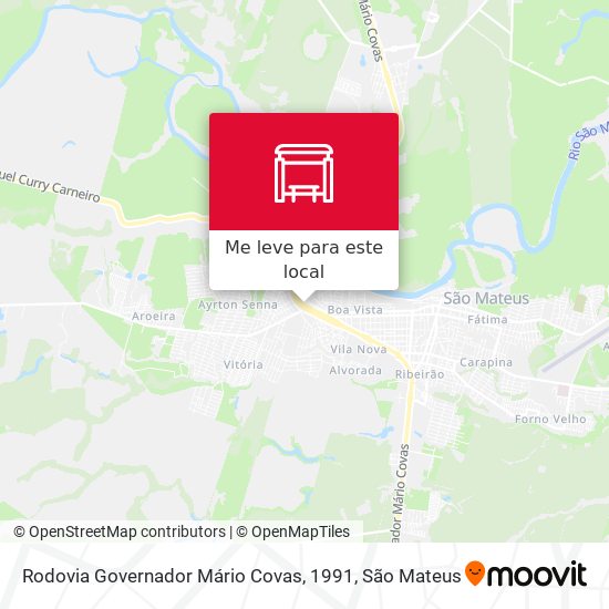 Rodovia Governador Mário Covas, 1991 mapa
