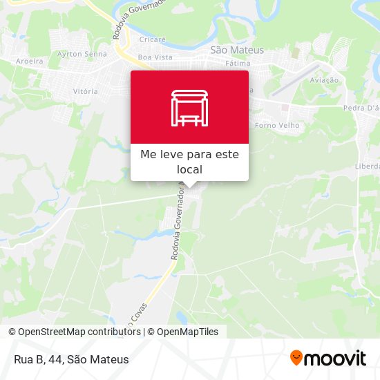 Rua B, 44 mapa