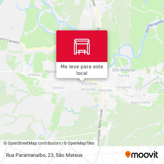Rua Paramanaibo, 23 mapa