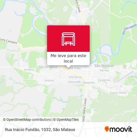 Rua Inácio Fundão, 1032 mapa