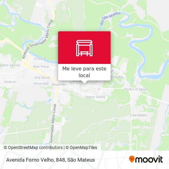 Avenida Forno Velho, 848 mapa