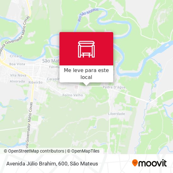 Avenida Júlio Brahim, 600 mapa