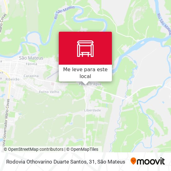 Rodovia Othovarino Duarte Santos, 31 mapa