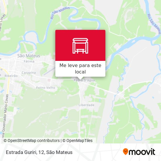 Estrada Guriri, 12 mapa