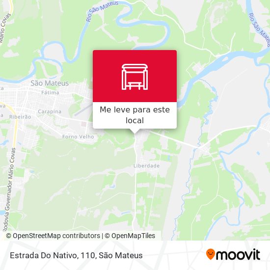 Estrada Do Nativo, 110 mapa
