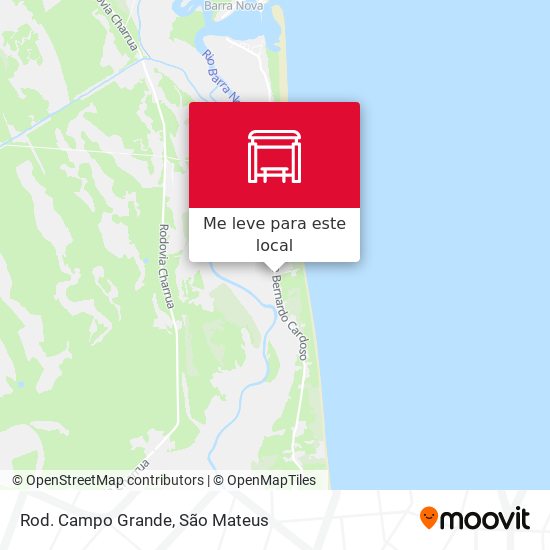 Rod. Campo Grande mapa