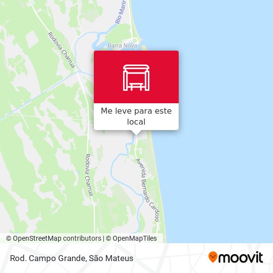 Rod. Campo Grande mapa