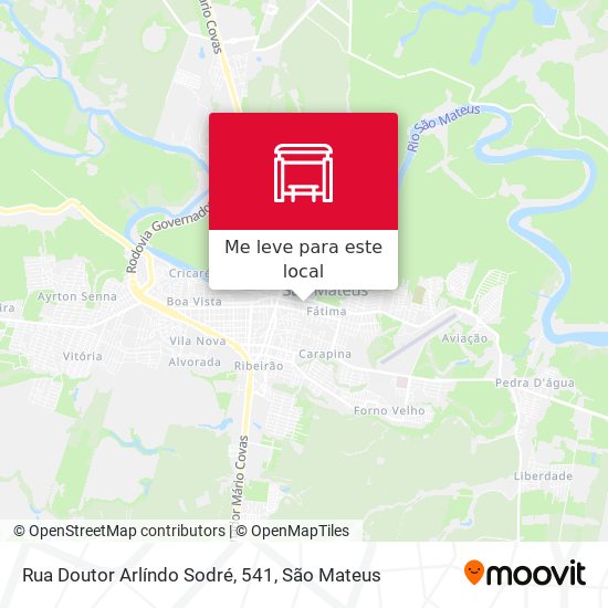 Rua Doutor Arlíndo Sodré, 541 mapa