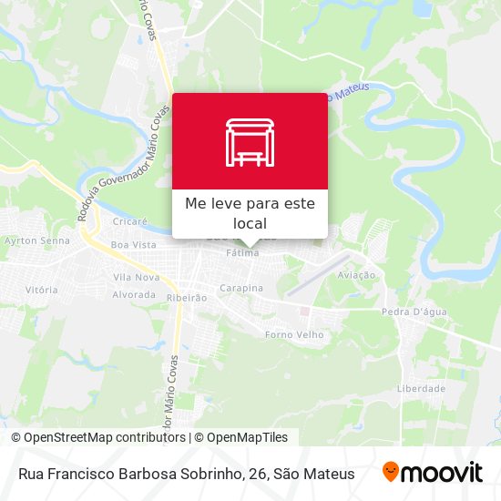 Rua Francisco Barbosa Sobrinho, 26 mapa