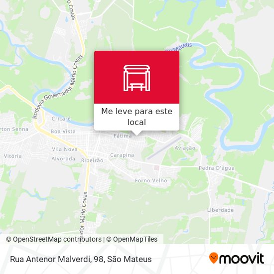 Rua Antenor Malverdi, 98 mapa