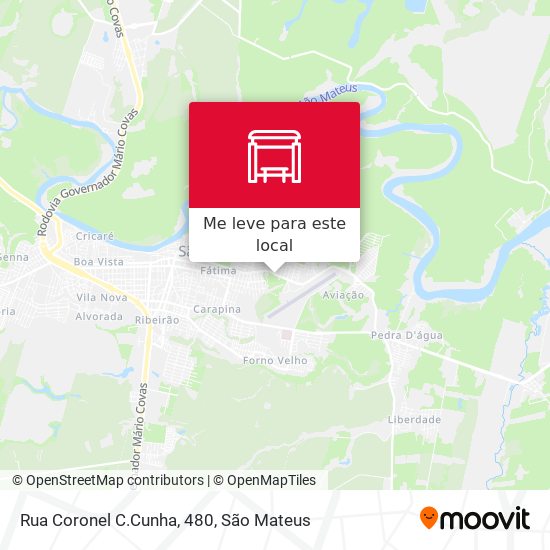 Rua Coronel C.Cunha, 480 mapa