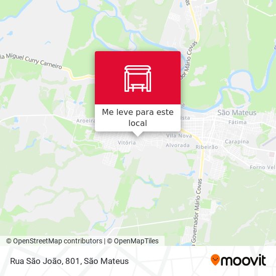 Rua São João, 801 mapa