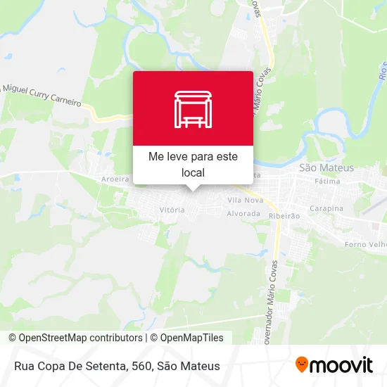 Rua Copa De Setenta, 560 mapa