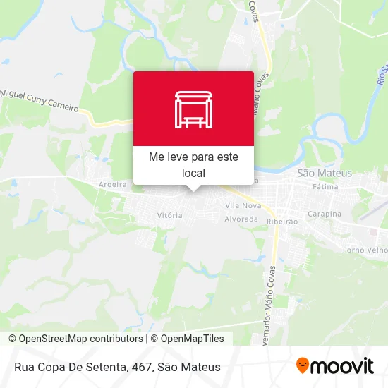 Rua Copa De Setenta, 467 mapa