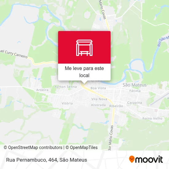 Rua Pernambuco, 464 mapa