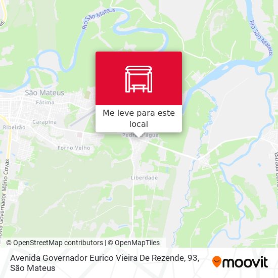 Avenida Governador Eurico Vieira De Rezende, 93 mapa