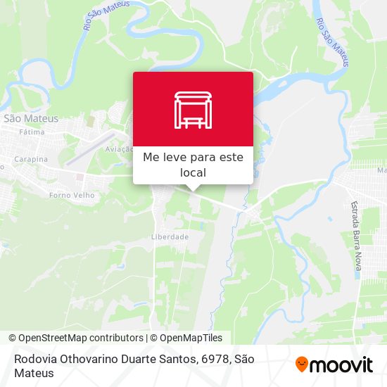 Rodovia Othovarino Duarte Santos, 6978 mapa