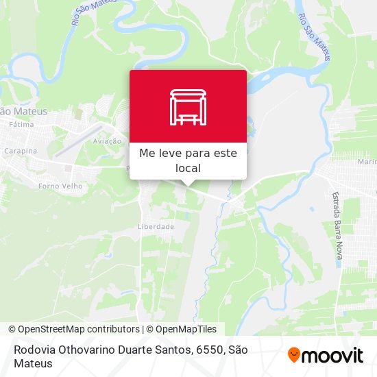 Rodovia Othovarino Duarte Santos, 6550 mapa