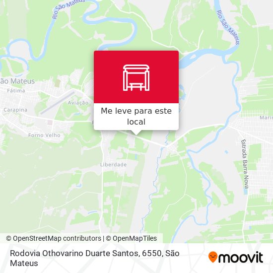 Rodovia Othovarino Duarte Santos, 6550 mapa