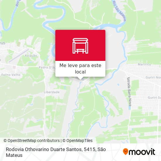 Rodovia Othovarino Duarte Santos, 5415 mapa