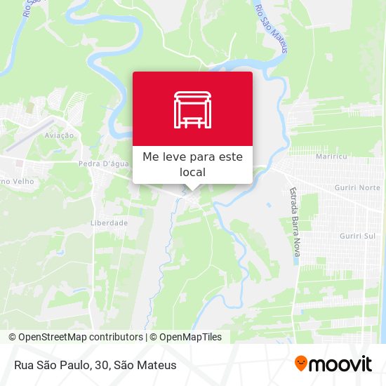 Rua São Paulo, 30 mapa