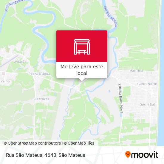 Rua São Mateus, 4640 mapa
