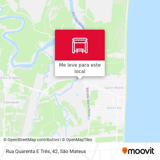 Rua Quarenta E Três, 42 mapa
