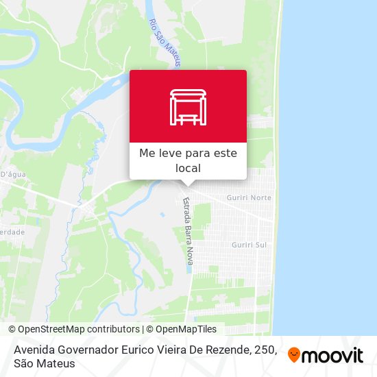 Avenida Governador Eurico Vieira De Rezende, 250 mapa