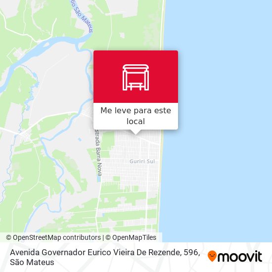 Avenida Governador Eurico Vieira De Rezende, 596 mapa