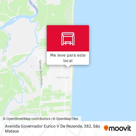 Avenida Governador Eurico V De Rezende, 382 mapa