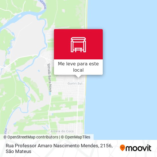 Rua Professor Amaro Nascimento Mendes, 2156 mapa