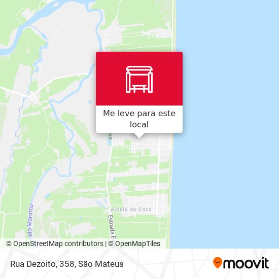 Rua Dezoito, 358 mapa