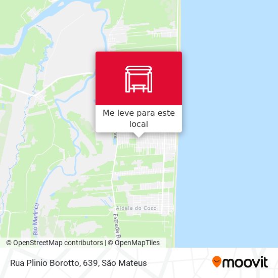 Rua Plinio Borotto, 639 mapa