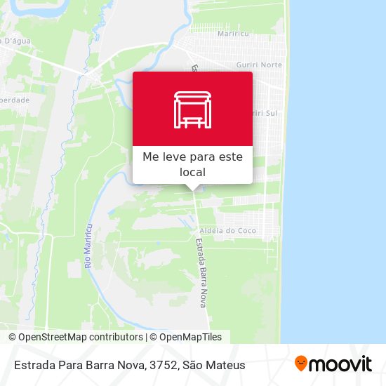 Estrada Para Barra Nova, 3752 mapa