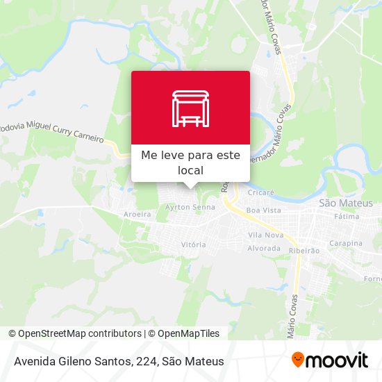 Avenida Gileno Santos, 224 mapa