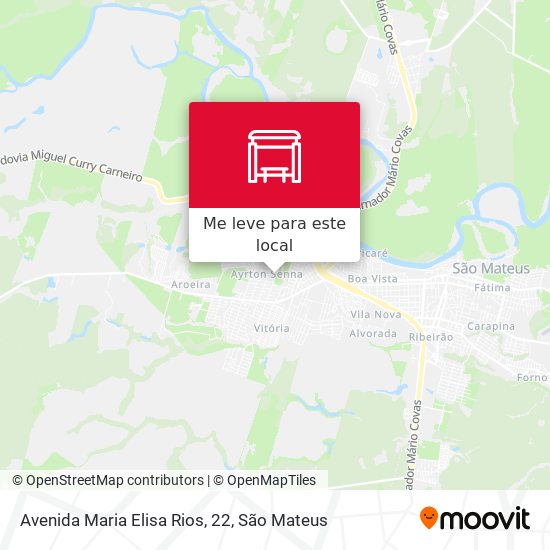 Avenida Maria Elisa Rios, 22 mapa