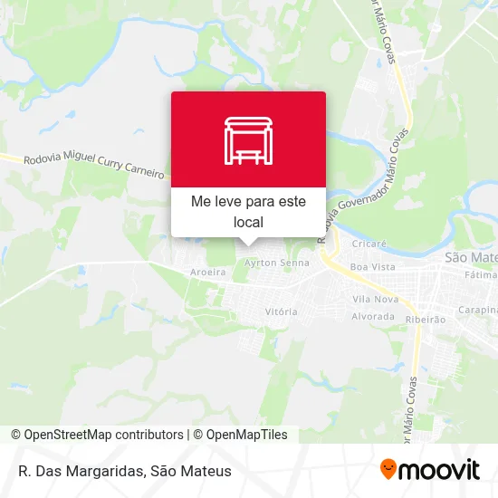 R. Das Margaridas mapa