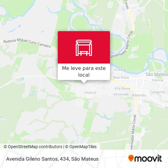 Avenida Gileno Santos, 434 mapa