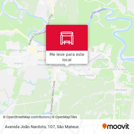 Avenida João Nardoto, 107 mapa