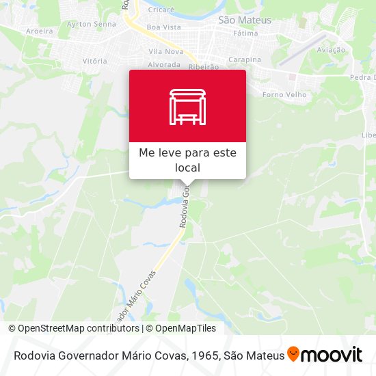 Rodovia Governador Mário Covas, 1965 mapa