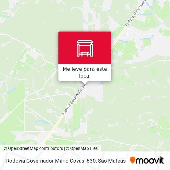 Rodovia Governador Mário Covas, 630 mapa