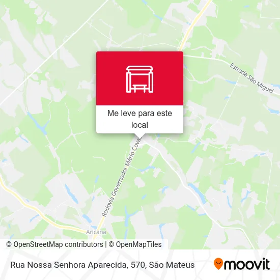 Rua Nossa Senhora Aparecida, 570 mapa